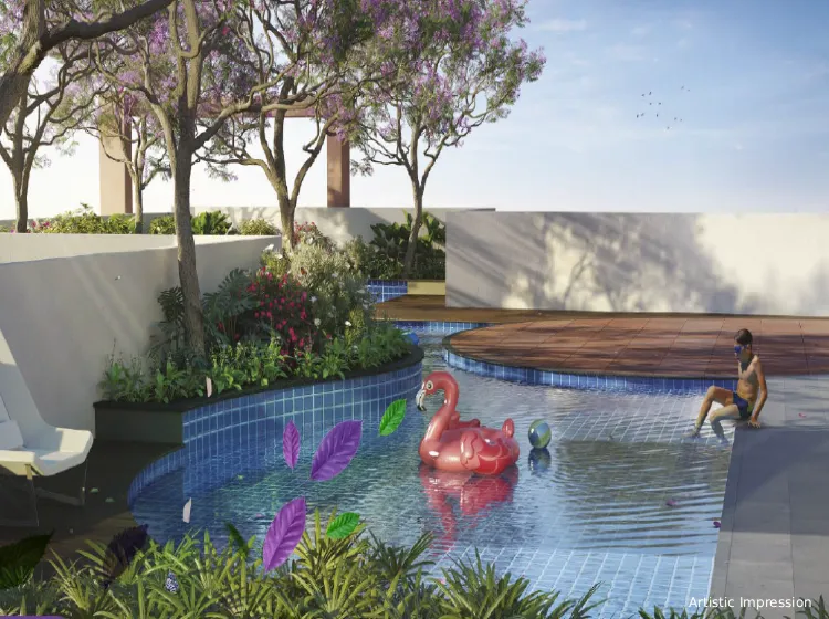 Siddha Serena swimming pool and lifestyle amenities
