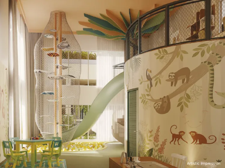 Siddha Serena children's play zone and family amenities